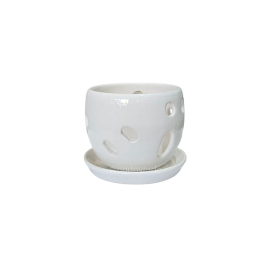 Maceta para Orquídea 9cm CON Plato C