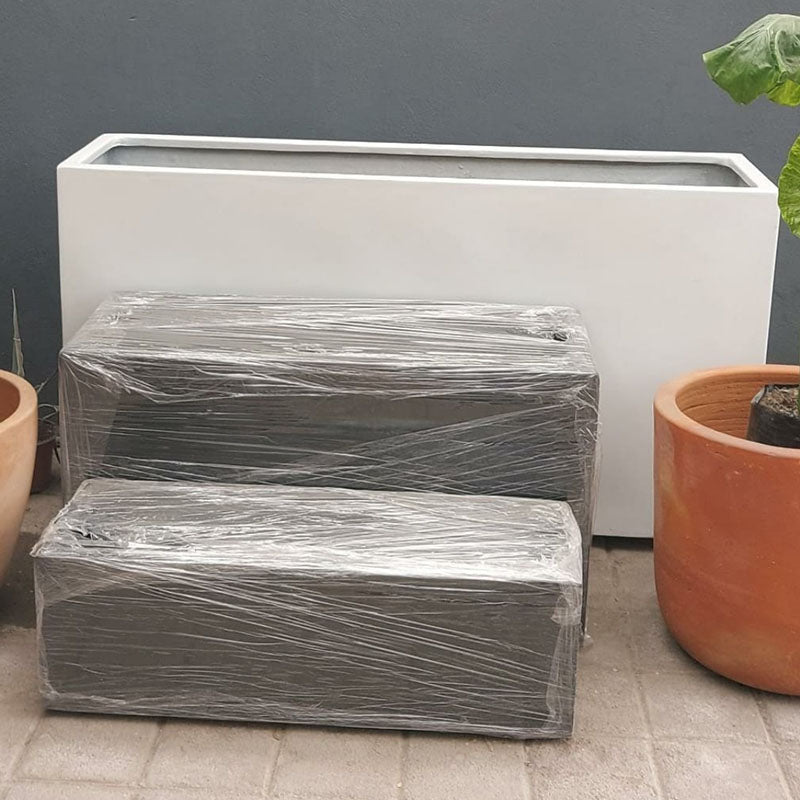 Jardinera Rectangular Fibra de Vidrio