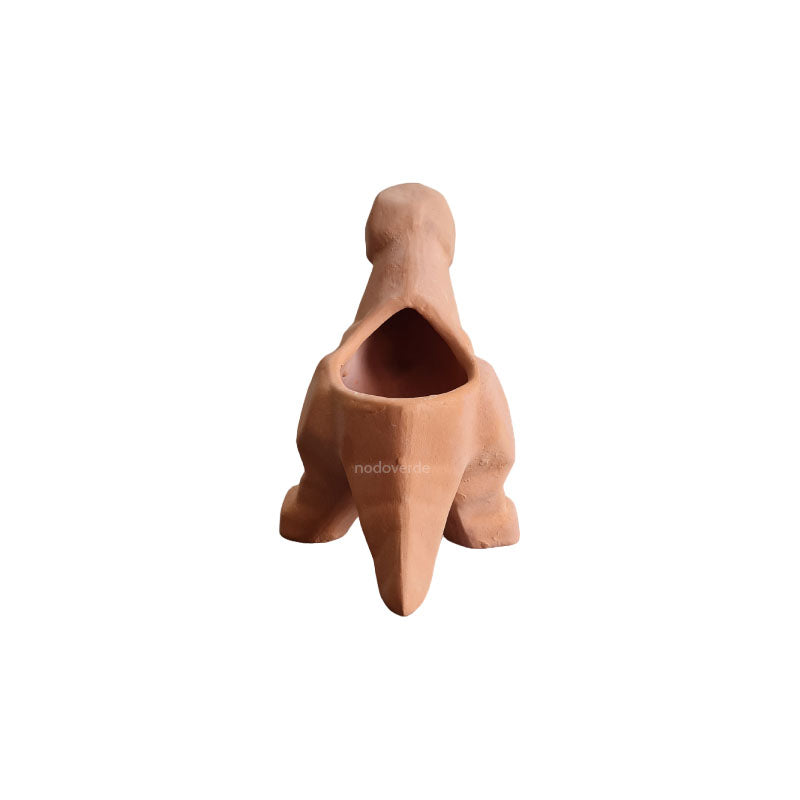 Maceta Dinosaurio de Barro