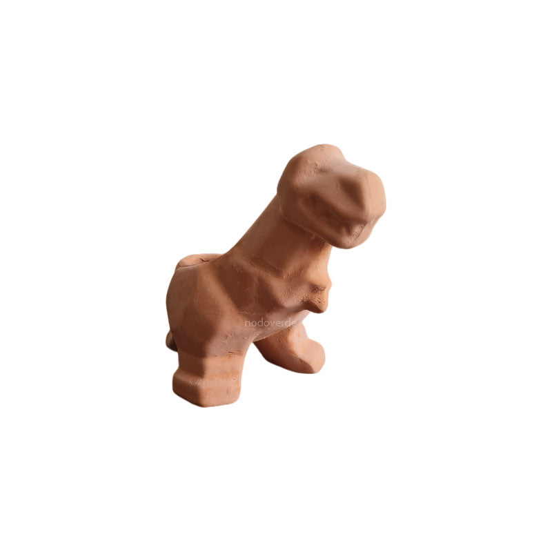Maceta Dinosaurio de Barro